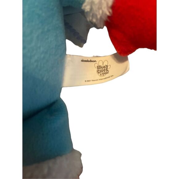 Nickelodeon Multicolor Blues Clues With Santa Hat Christmas Dog 15" - Picture 4 of 12